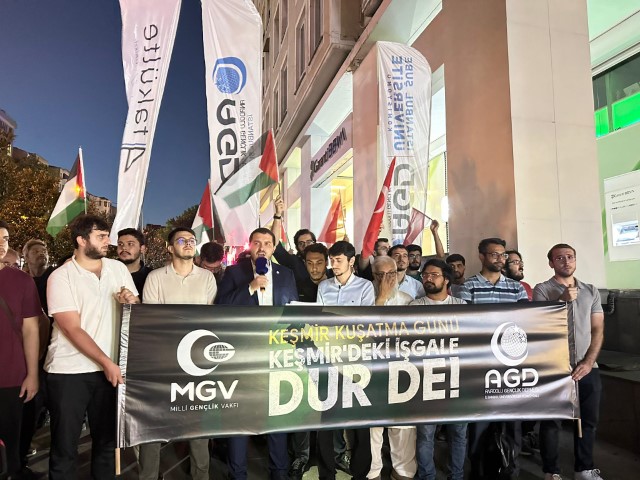 4 FAKÜLTE KEŞMİR İÇİN BASIN AÇIKLAMASI DÜZENLEDİ